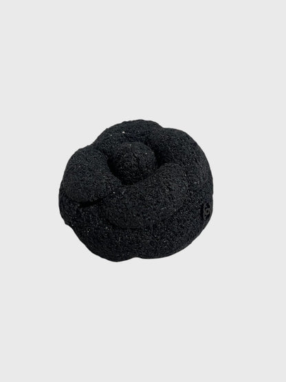 Broche Chanel Camélia noire
