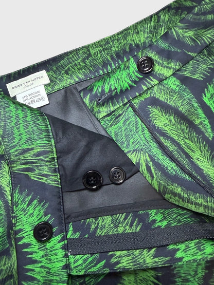 Pantalon Dries Van Noten vert T.38