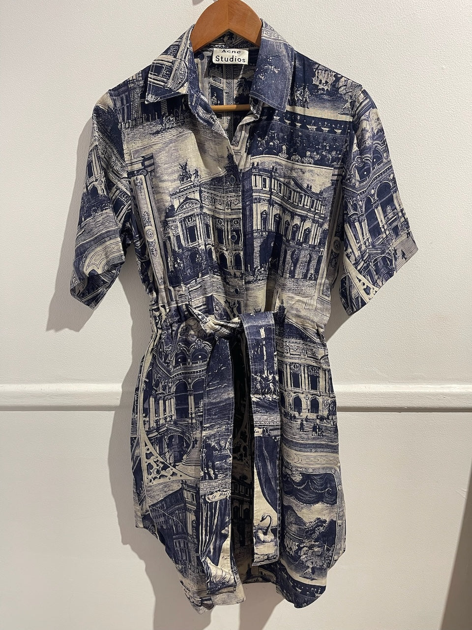Robe Acne Studios bleue T.32