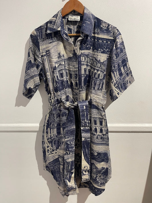 Robe Acne Studios bleue T.32