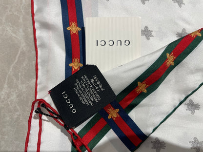 Foulard Gucci blanc