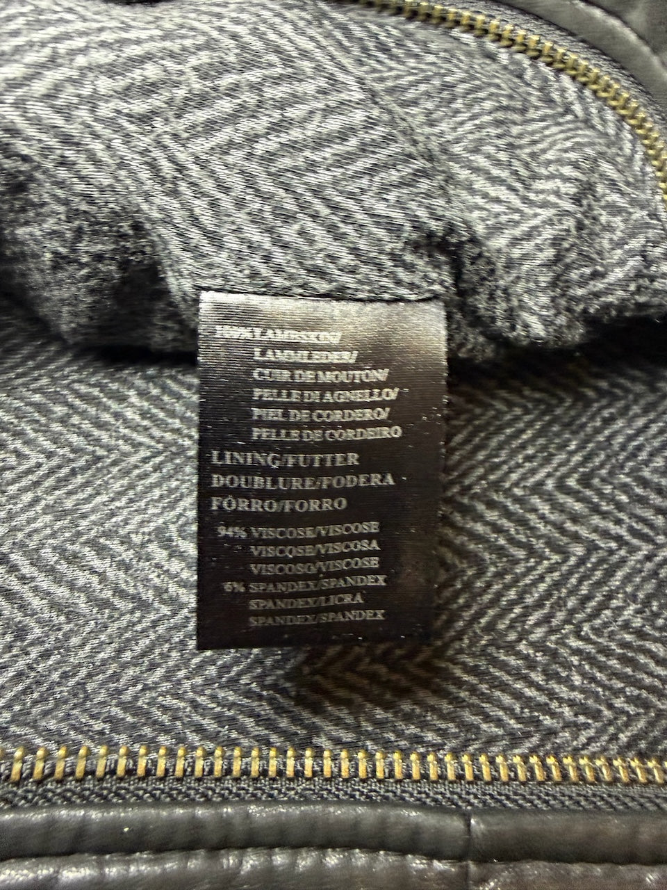 Blouson Armani noir T.52