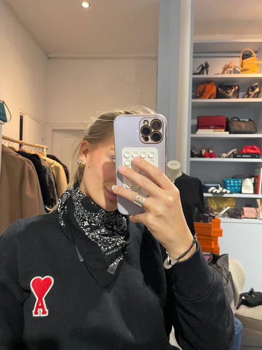 Foulard Saint Laurent noir