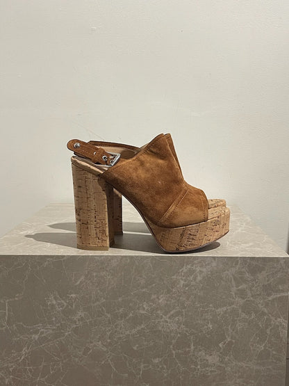 Sandales Gianvito Rossi camel T.37,5