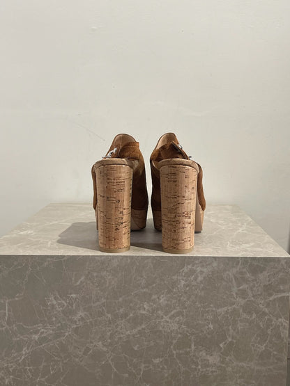 Sandales Gianvito Rossi camel T.37,5