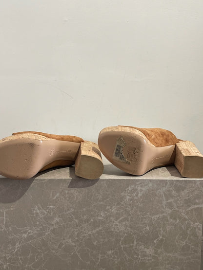 Sandales Gianvito Rossi camel T.37,5