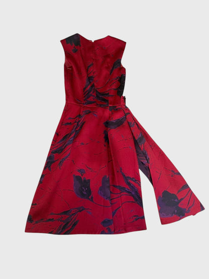 Robe Carolina Herrara rouge T.34