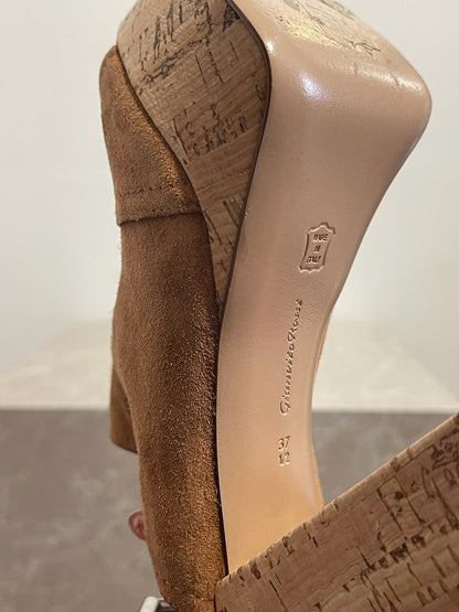 Sandales Gianvito Rossi camel T.37,5