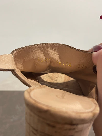 Sandales Gianvito Rossi camel T.37,5