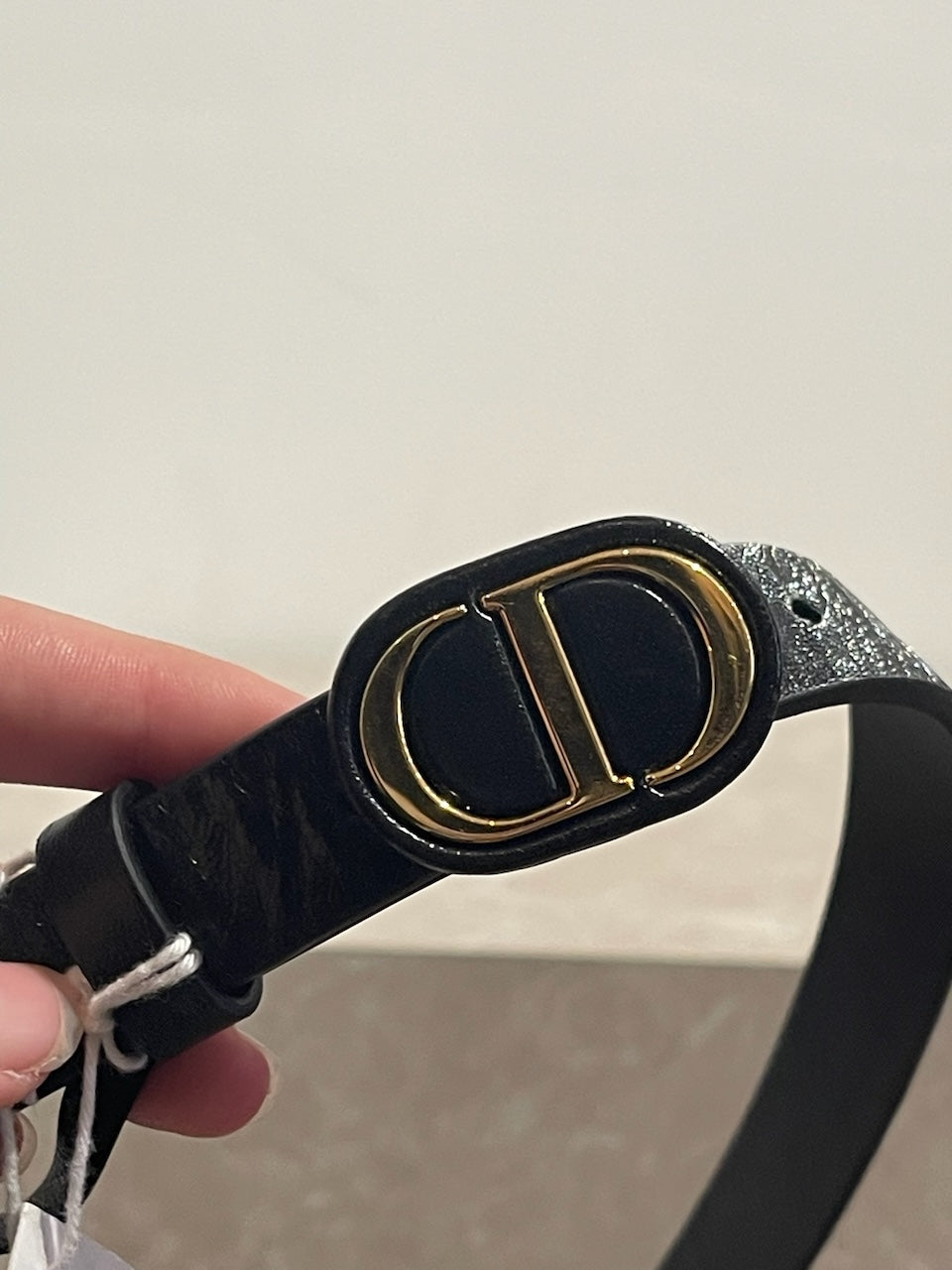 Ceinture Dior noire T.65 NEUVE