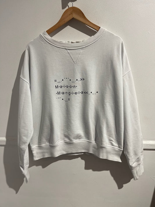 Sweat Maison Margiela blanc T.XS