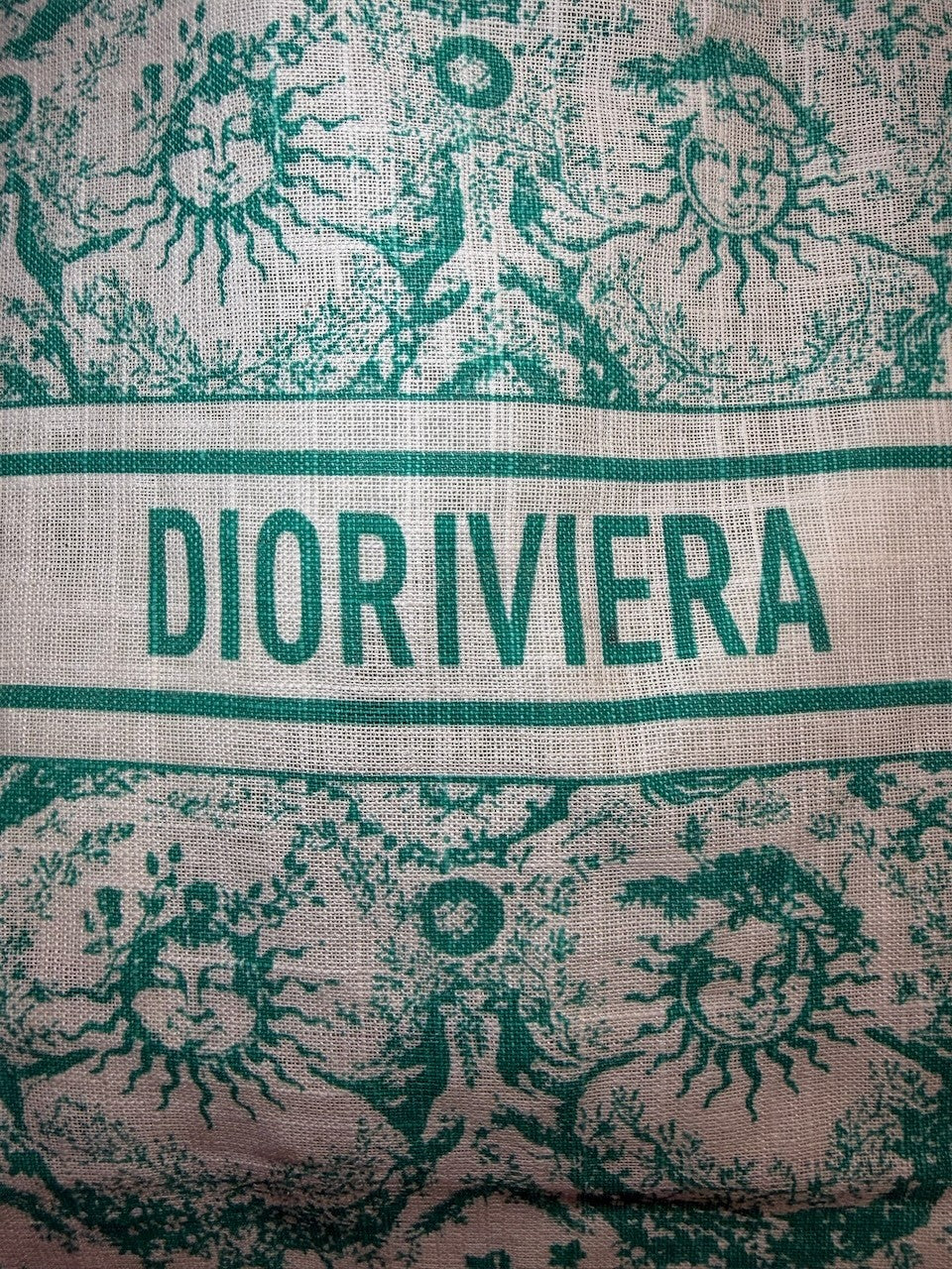 Sac Dior Dioriviera vert