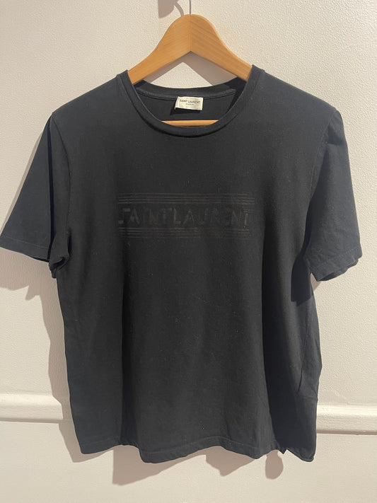 T-shirt Saint Laurent noir T.XS