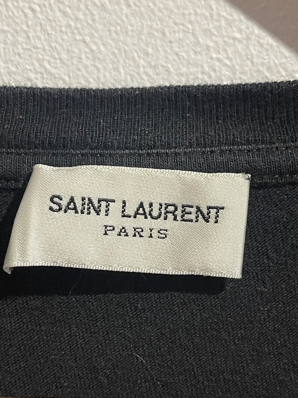 T-shirt Saint Laurent noir T.XS