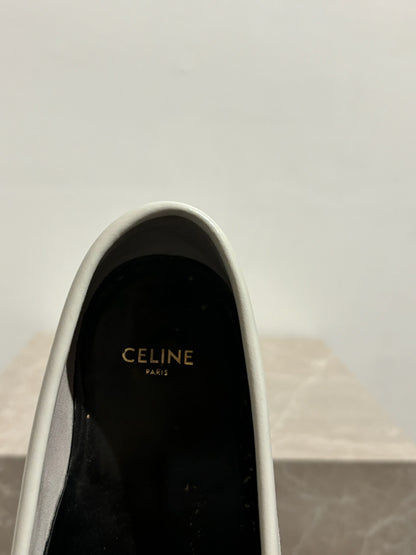 Mocassins Celine Luco blancs T.40