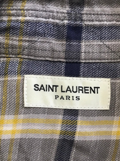 Chemise Saint Laurent carreaux T.M