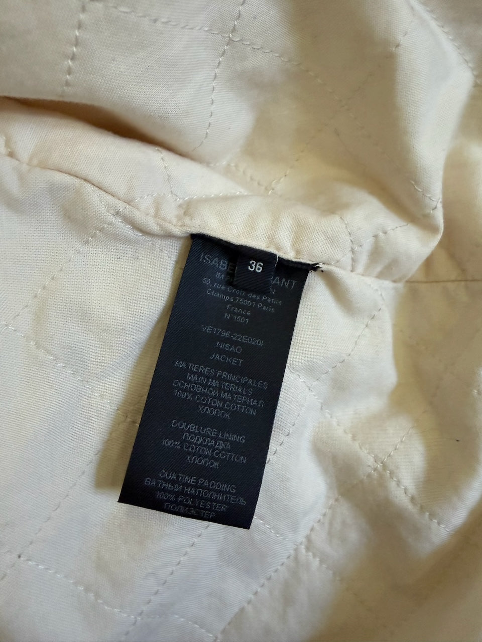 Veste Isabel Marant jaune T.36