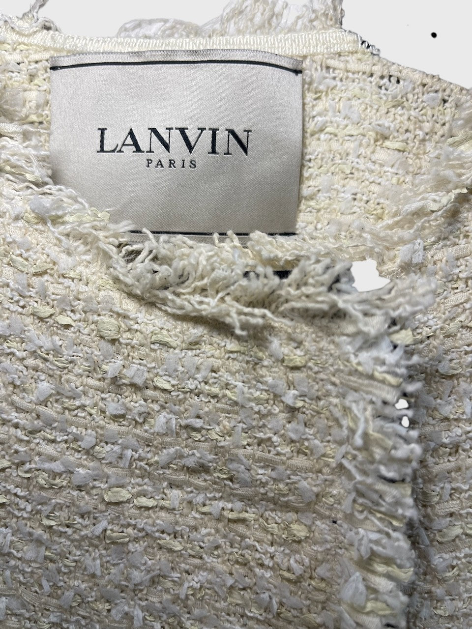 Veste Lanvin écrue T.38