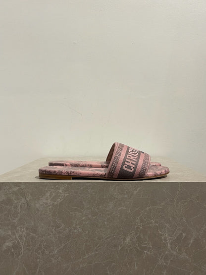 Mules Dior Dway rose T.37