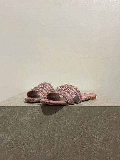 Mules Dior Dway rose T.37