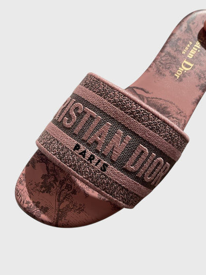 Mules Dior Dway rose T.37