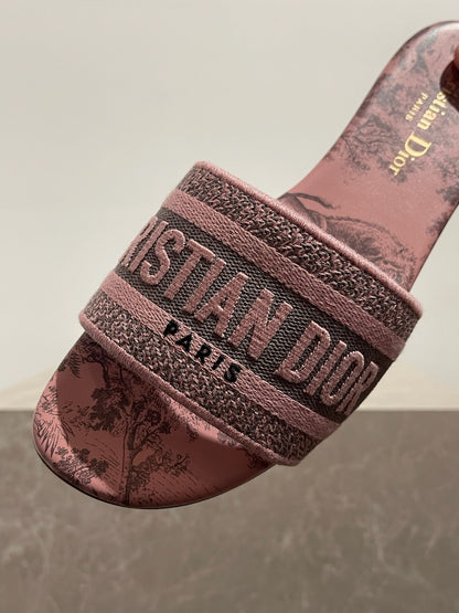 Mules Dior Dway rose T.37
