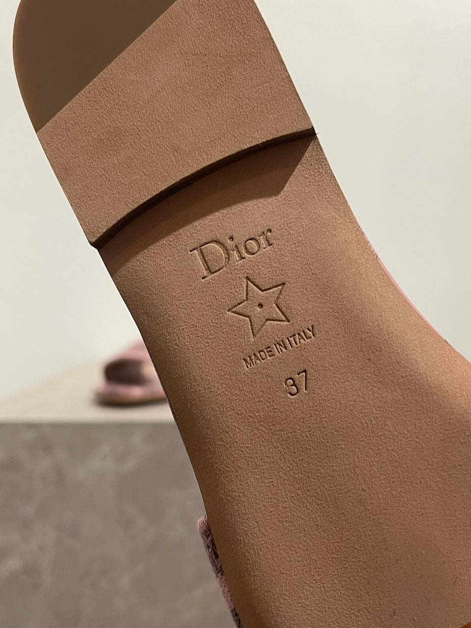 Mules Dior Dway rose T.37