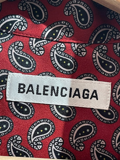 Robe Balenciaga bordeaux T.40