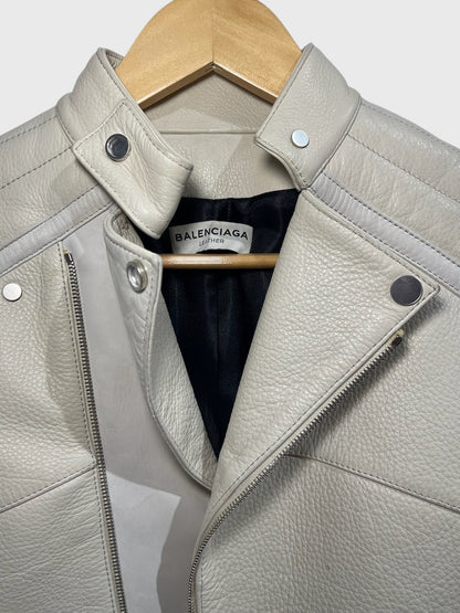 Blouson Balenciaga blanc T.40