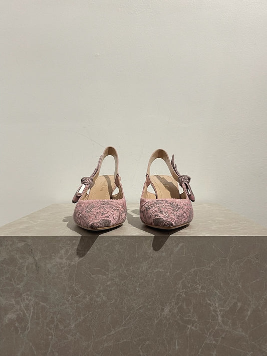 Slingback Dior rose T.37