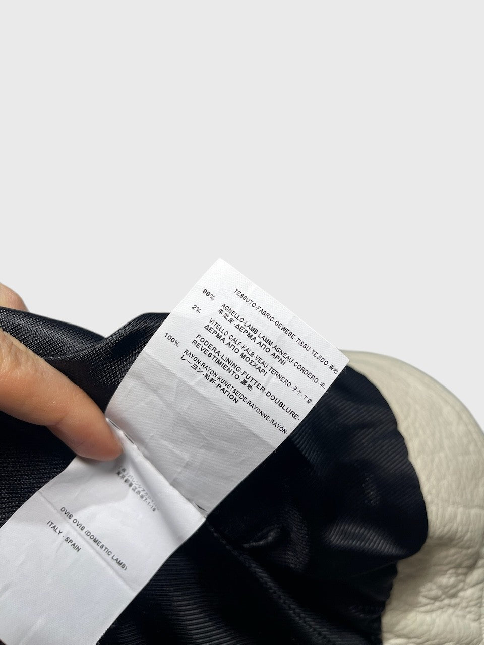 Blouson Balenciaga blanc T.40