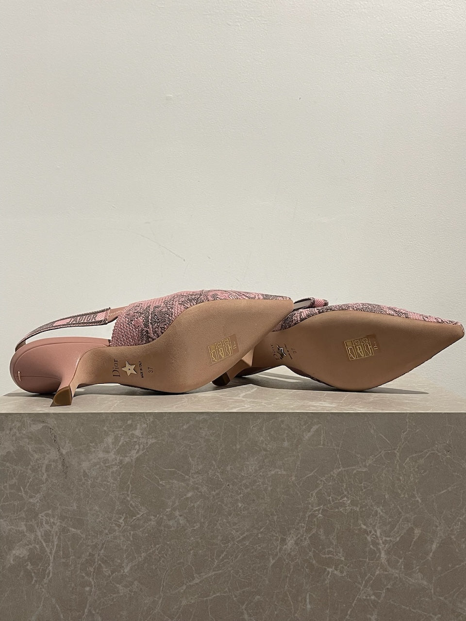 Slingback Dior rose T.37