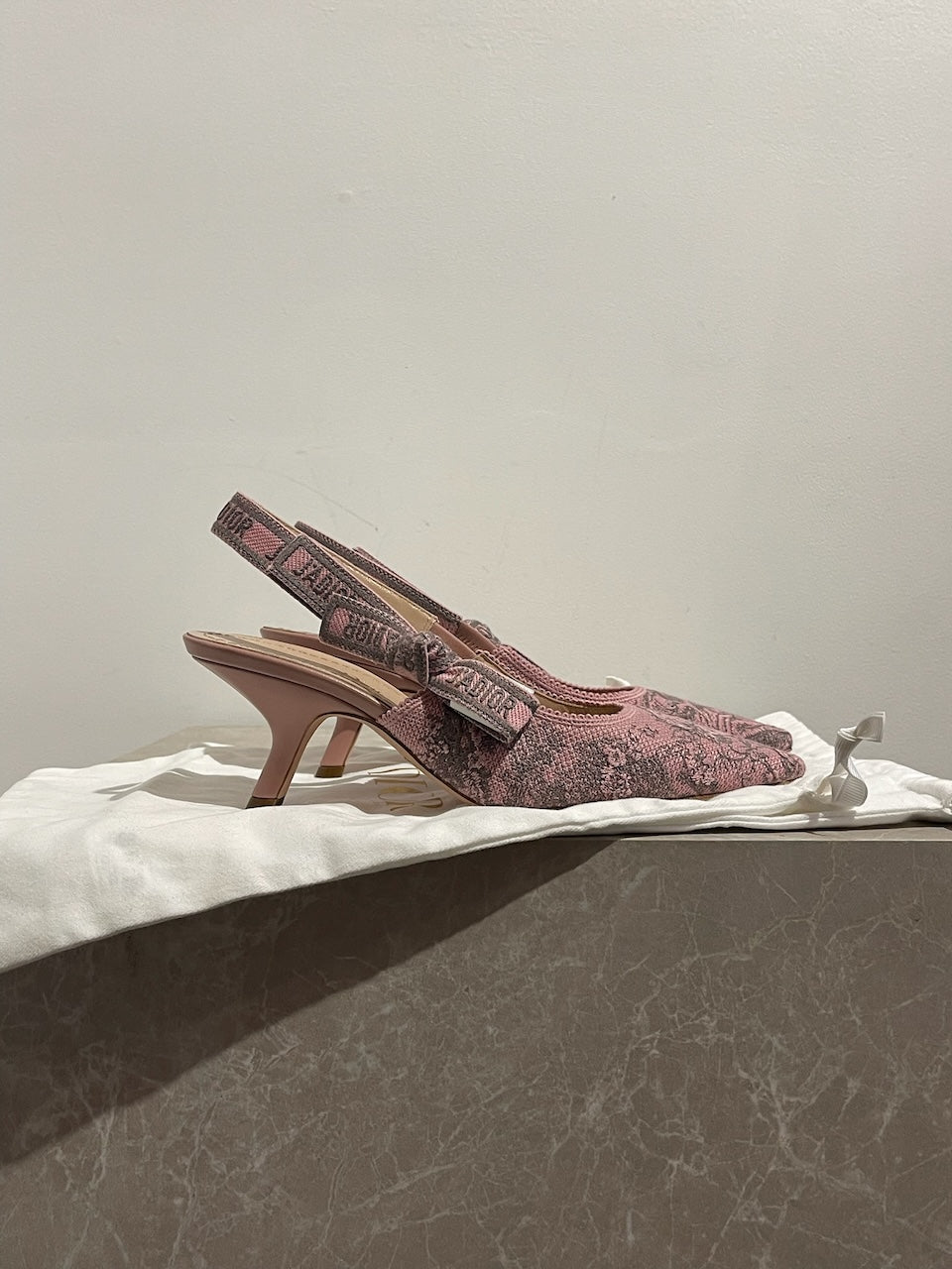 Slingback Dior rose T.37