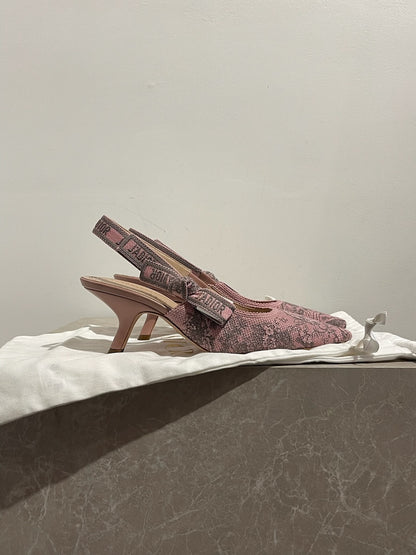 Slingback Dior rose T.37
