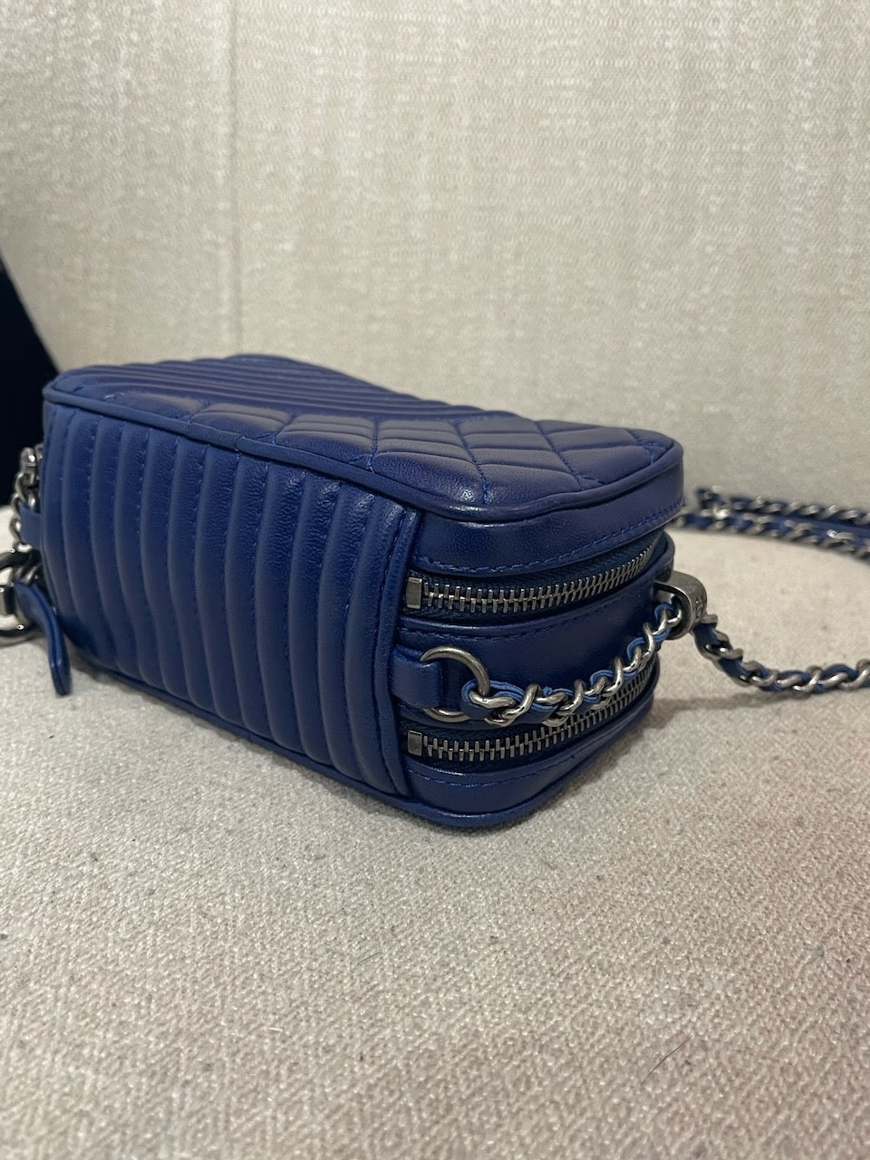 Sac Chanel Coco Boy bleu