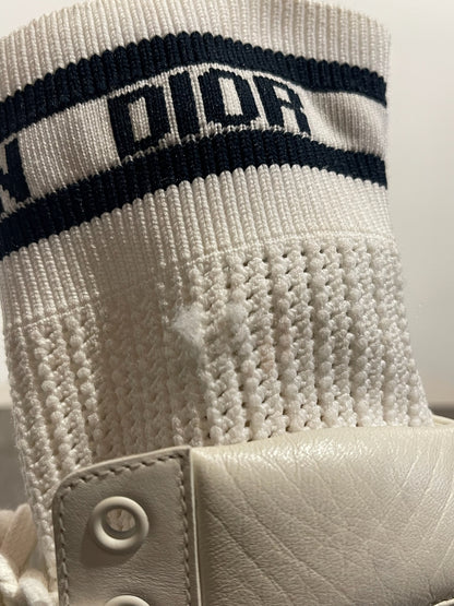 Bottines Dior blanches T.37,5