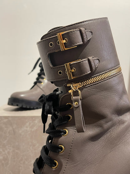 Bottines Sergio Rossi grises T.37,5