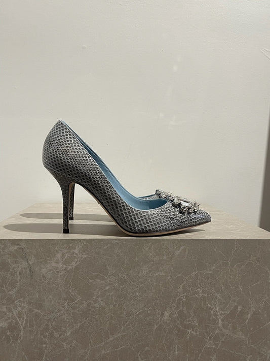Escarpins Dolce & Gabbana bleu T.38