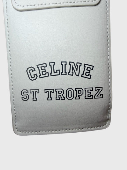 Sac pochette Celine blanc