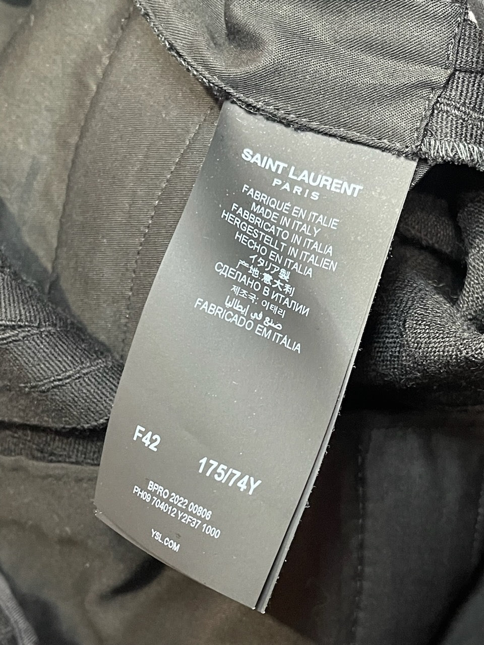 Pantalon Saint Laurent noir T.42