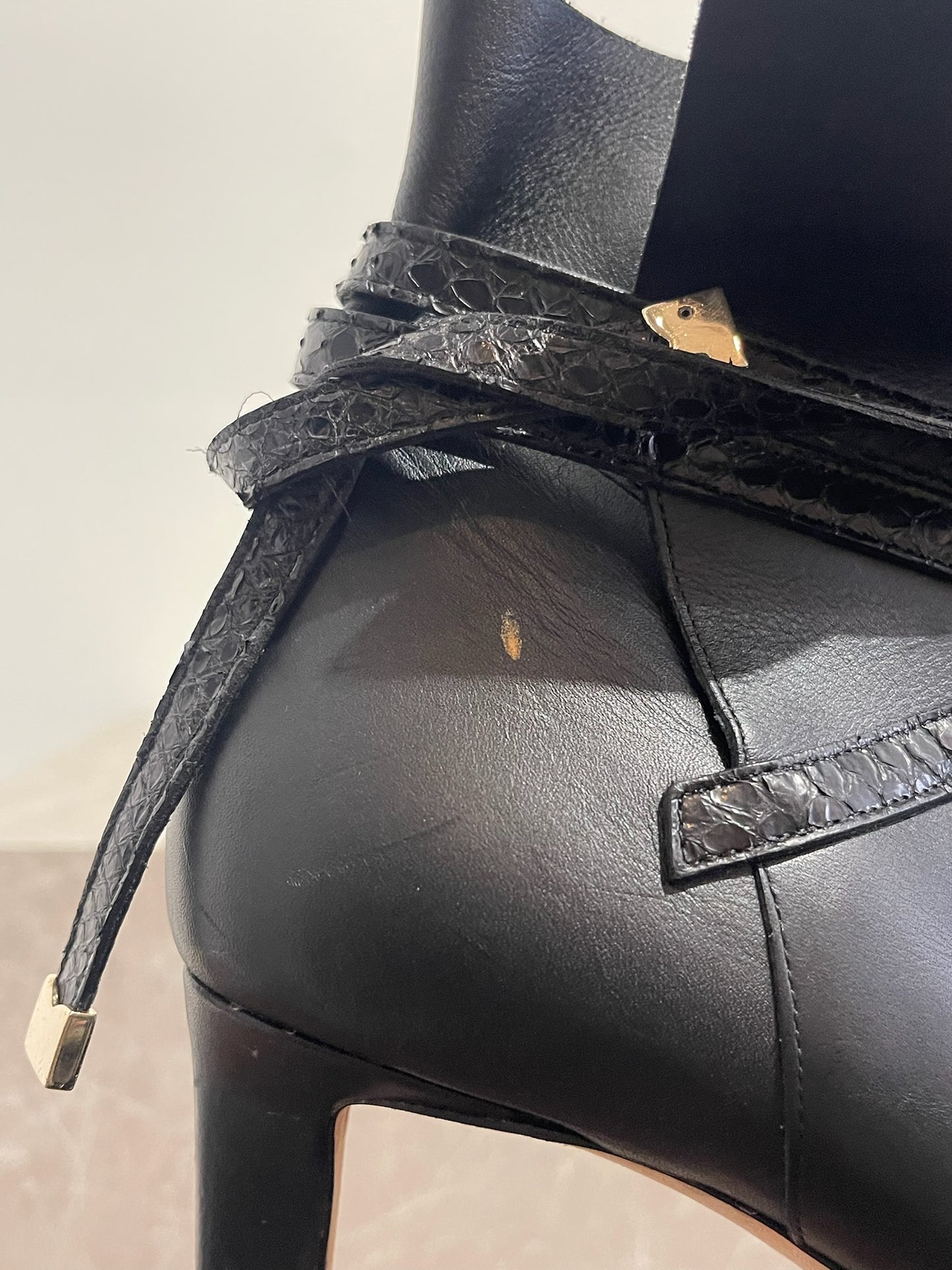 Bottines Jimmy Choo noires T.38