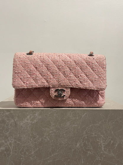 Sac Chanel Timeless tweed rose