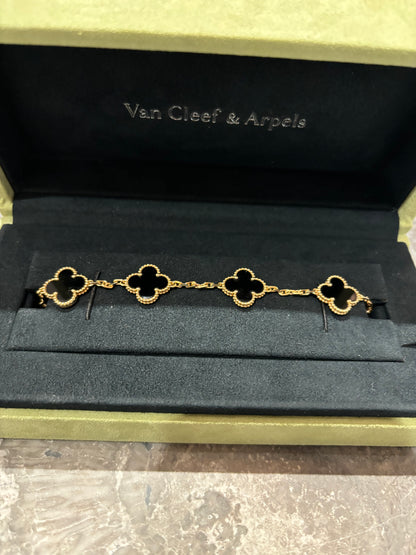 Bracelet Van Cleef & Arpels Alhambra noir