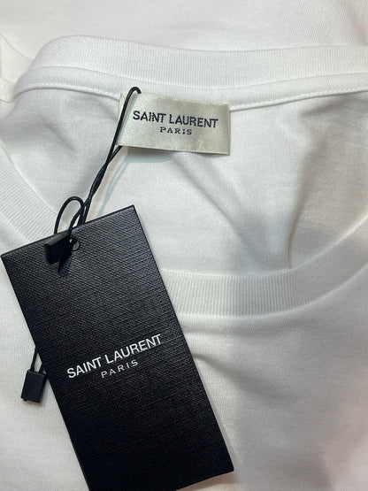 T-shirt Saint Laurent blanc T.XL