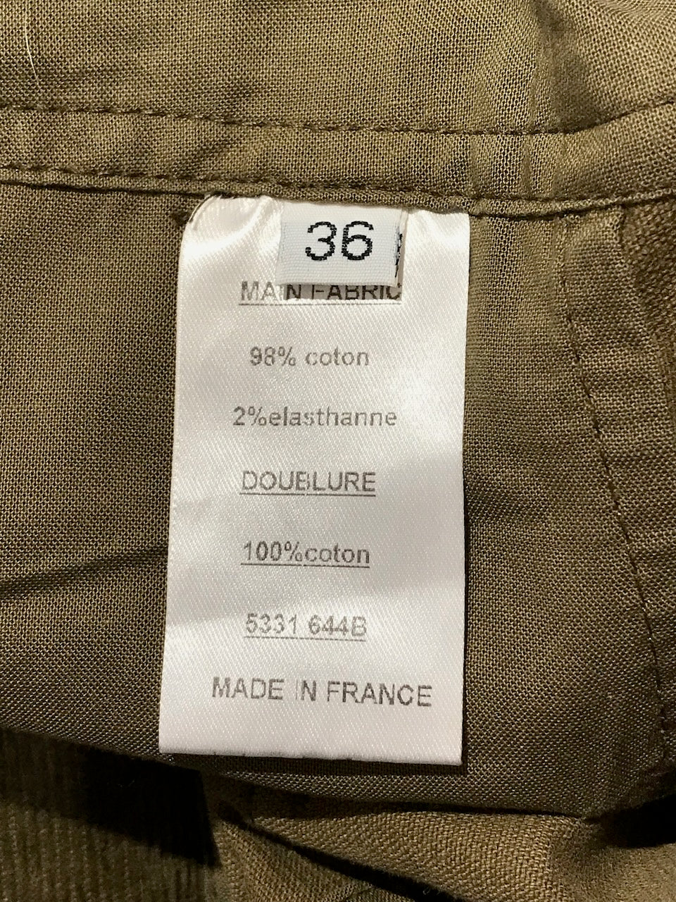 Pantalon Balmain Velours T.36