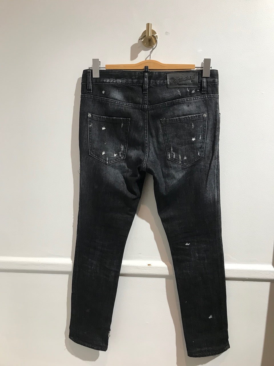 Jeans best sale dsquared noir