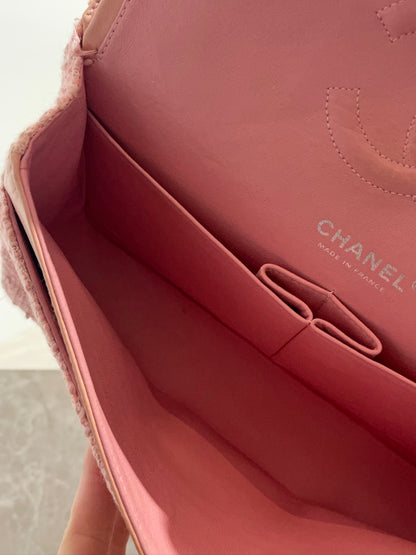 Sac Chanel Timeless tweed rose