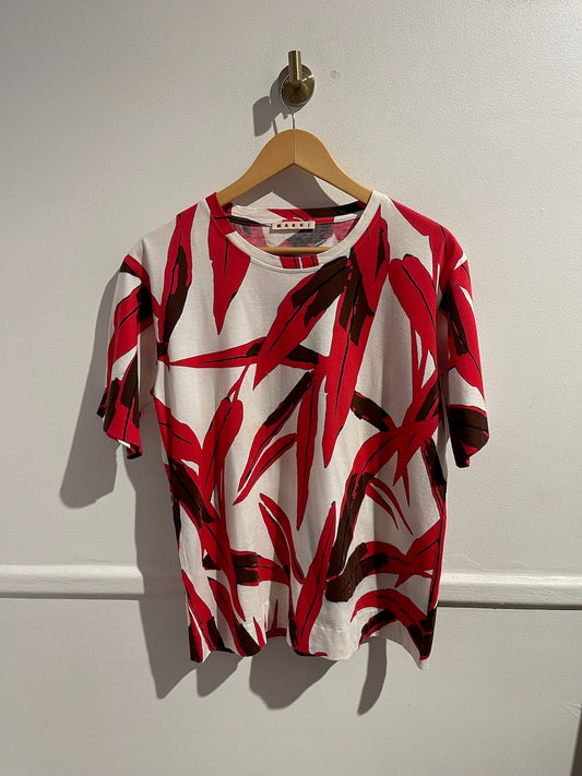 T-shirt Marni rouge T.40