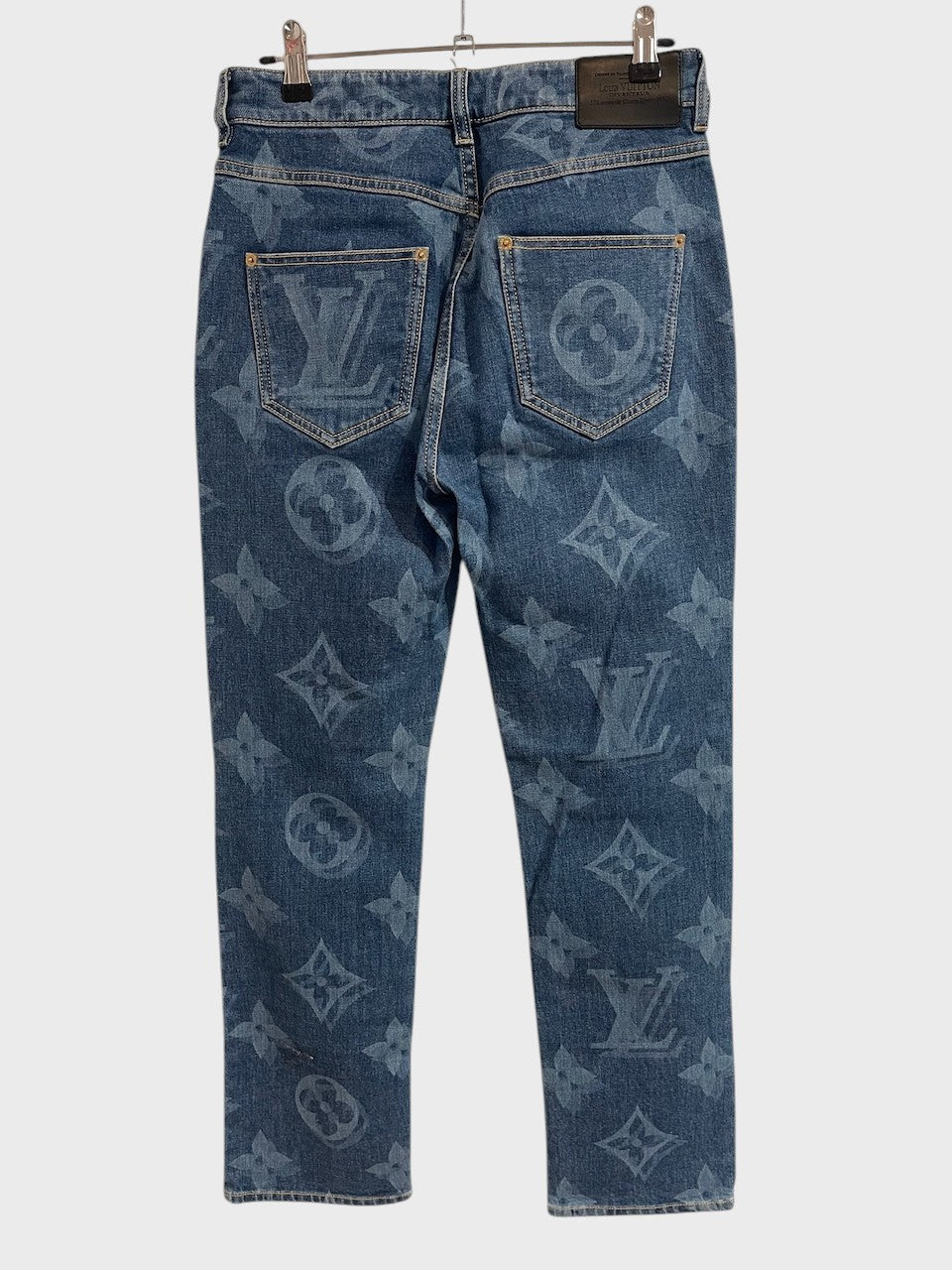 Jeans Louis Vuitton bleu T.36