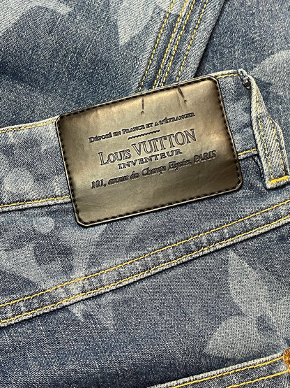 Jeans Louis Vuitton bleu T.36